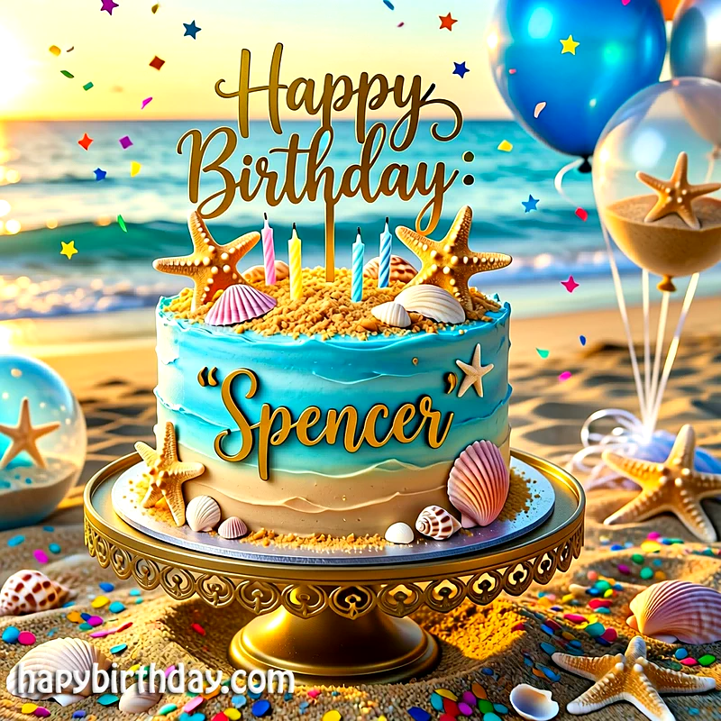 Download spencer Birthday Cake Image HD - Free spencer Cake Photo
