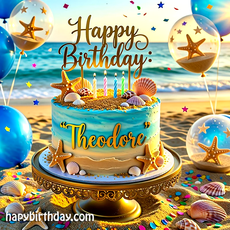 Download theodore Birthday Cake Image HD - Free theodore Cake Photo
