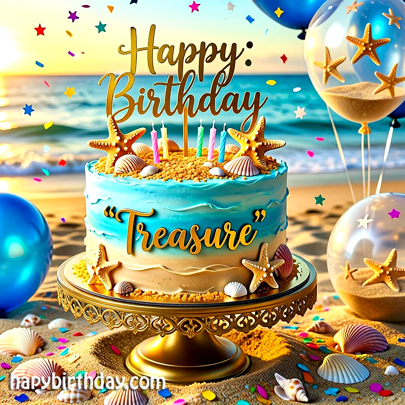Download treasure Birthday Cake Image HD - Free treasure Cake Photo