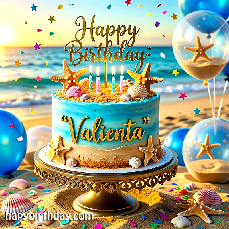 Download valentina Birthday Cake Image HD - Free valentina Cake Photo