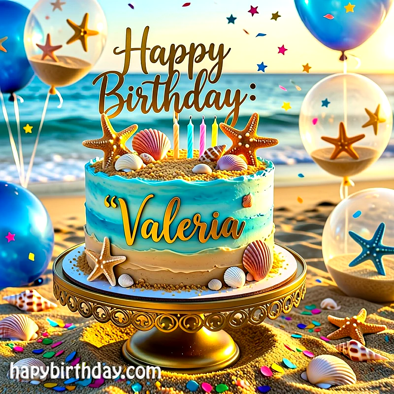Download valeria Birthday Cake Image HD - Free valeria Cake Photo