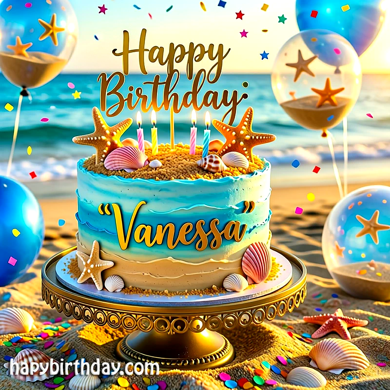Download vanessa Birthday Cake Image HD - Free vanessa Cake Photo