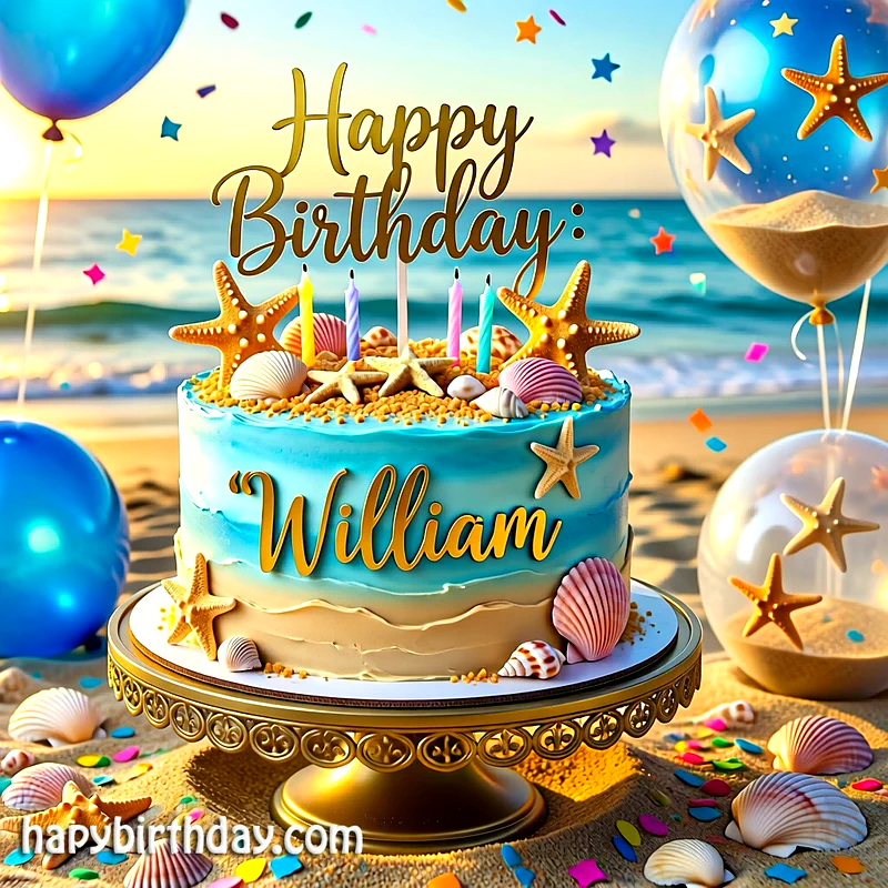 Download william Birthday Cake Image HD - Free william Cake Photo