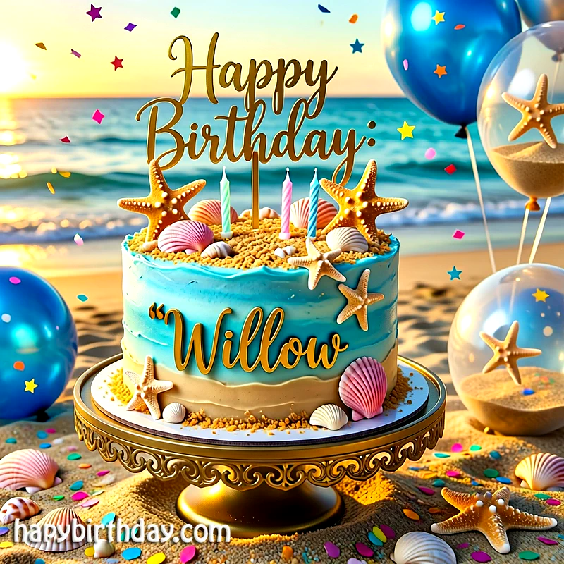 Download willow Birthday Cake Image HD - Free willow Cake Photo