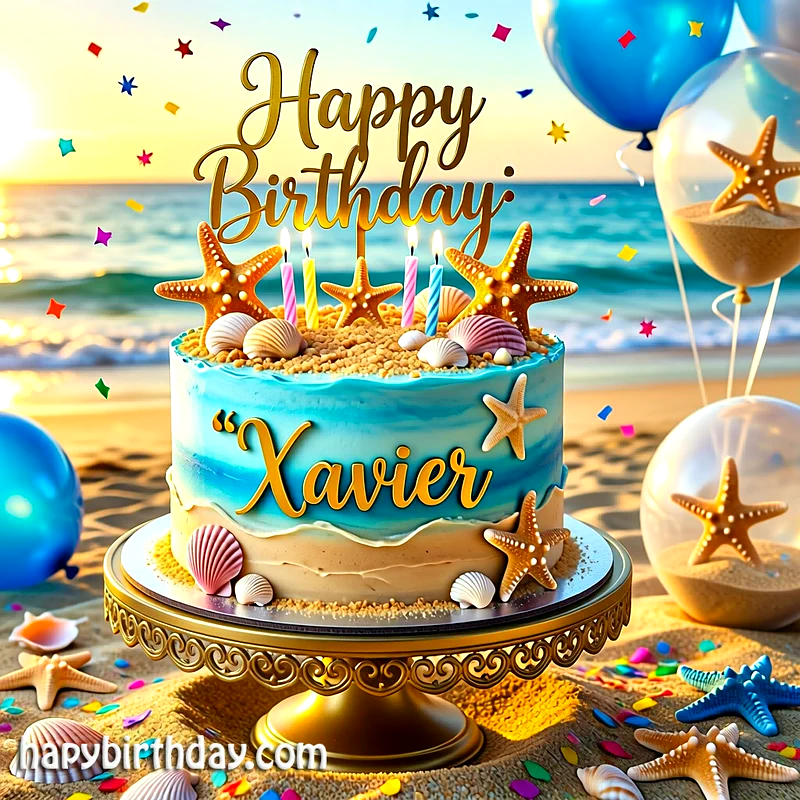 Download xavier Birthday Cake Image HD - Free xavier Cake Photo