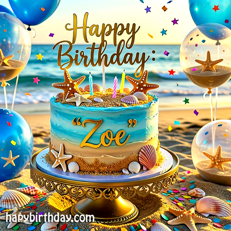 Download zoe Birthday Cake Image HD - Free zoe Cake Photo