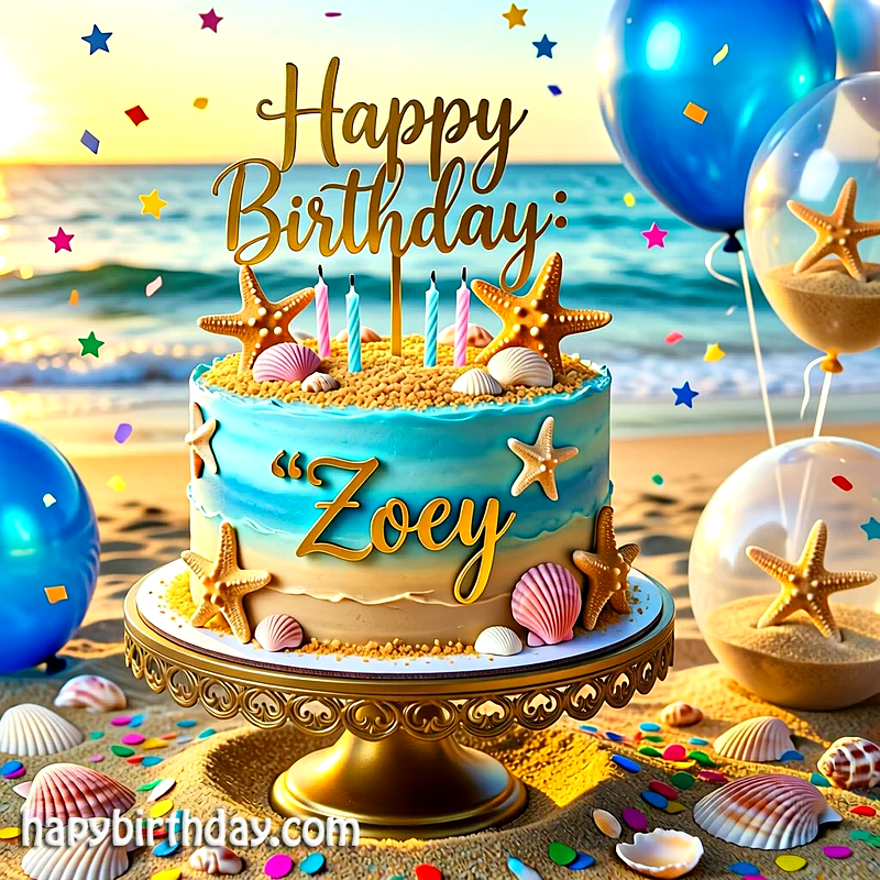 Download zoey Birthday Cake Image HD - Free zoey Cake Photo