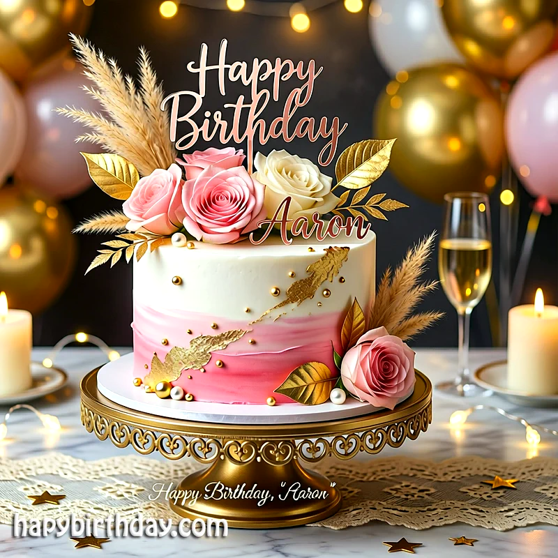Best aaron Birthday Cake Images - Download aaron Cake with Name
