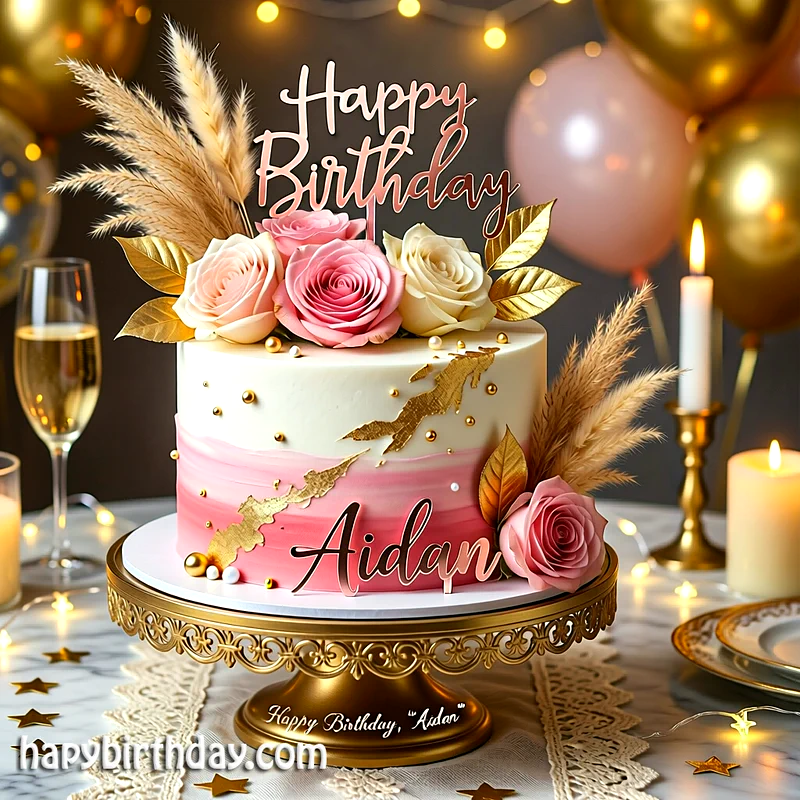 Best aidan Birthday Cake Images - Download aidan Cake with Name