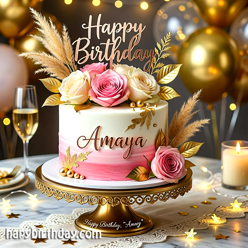 Best amaya Birthday Cake Images - Download amaya Cake with Name