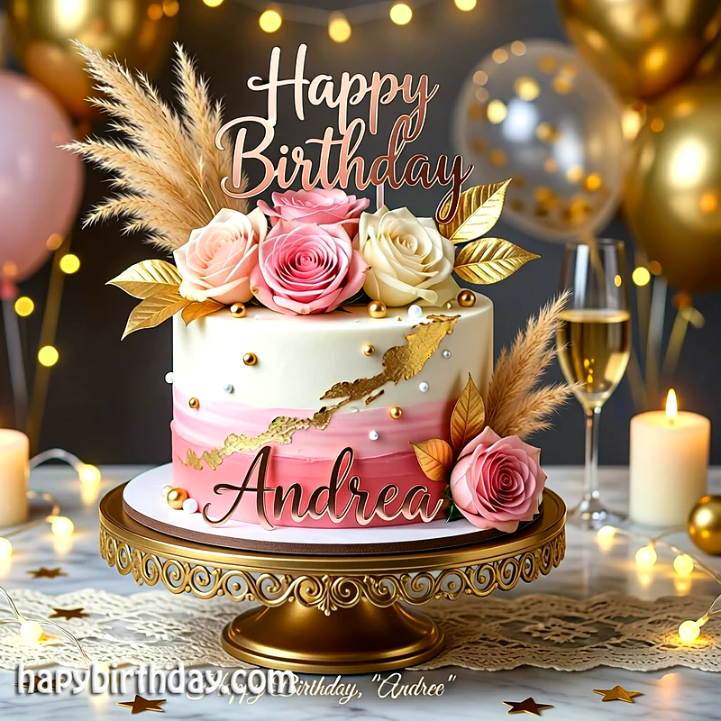 Best andrea Birthday Cake Images - Download andrea Cake with Name