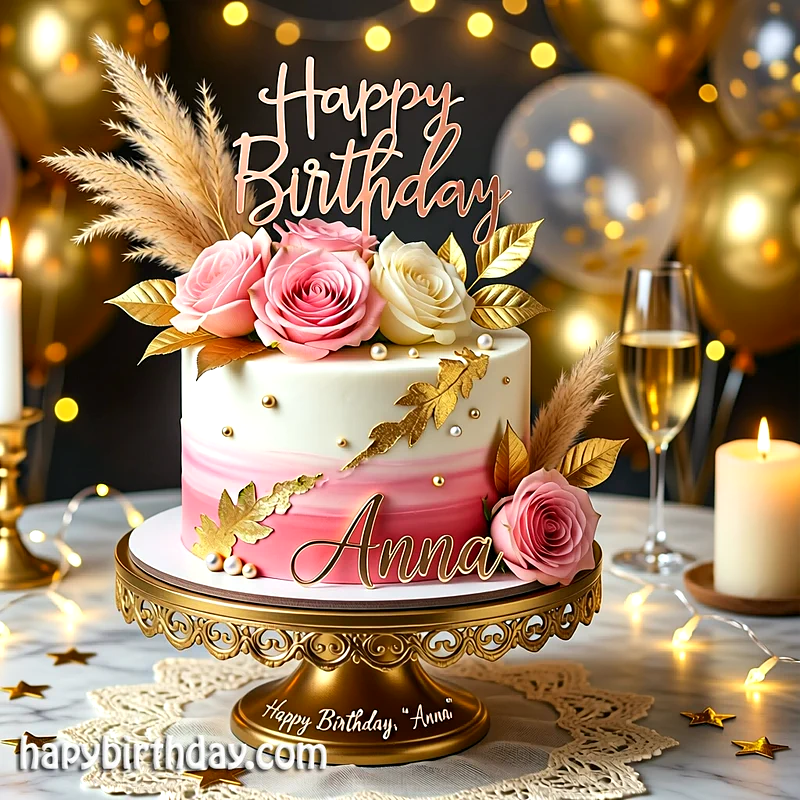 Best anna Birthday Cake Images - Download anna Cake with Name