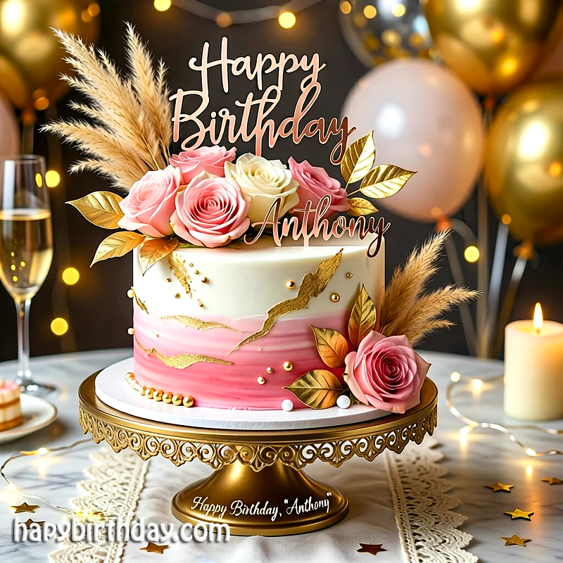 Best anthony Birthday Cake Images - Download anthony Cake with Name