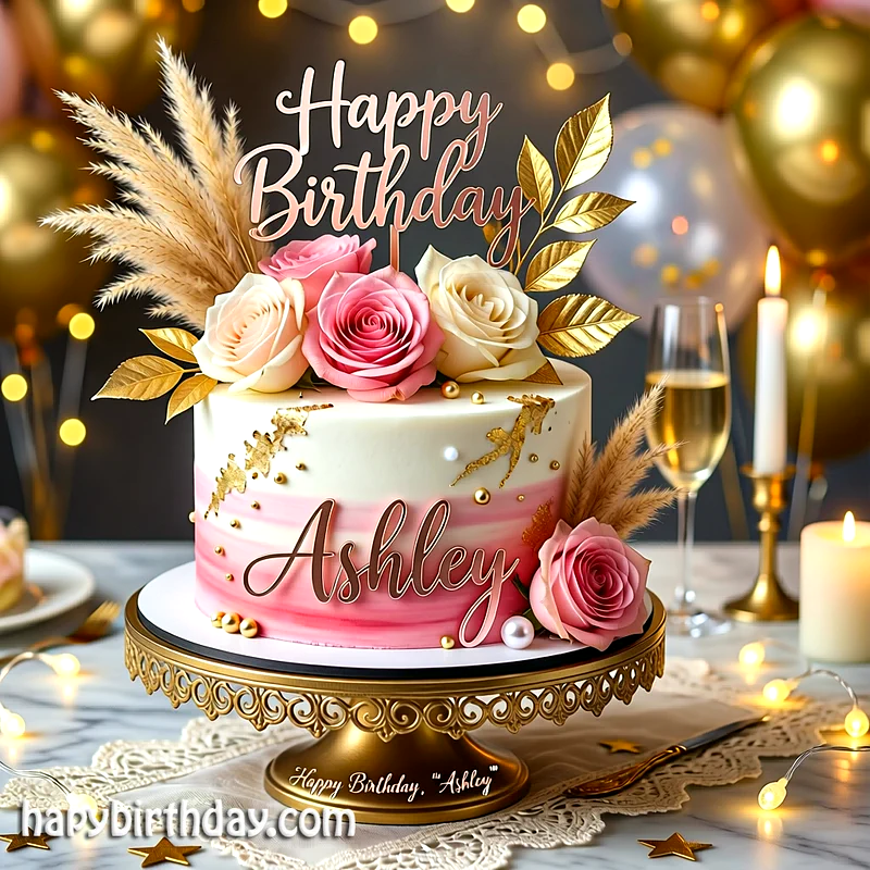 Best ashley Birthday Cake Images - Download ashley Cake with Name