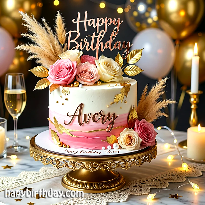 Best avery Birthday Cake Images - Download avery Cake with Name