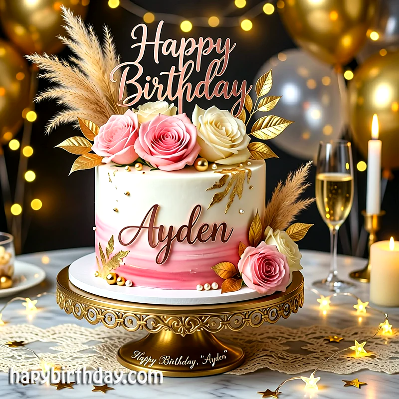 Best ayden Birthday Cake Images - Download ayden Cake with Name