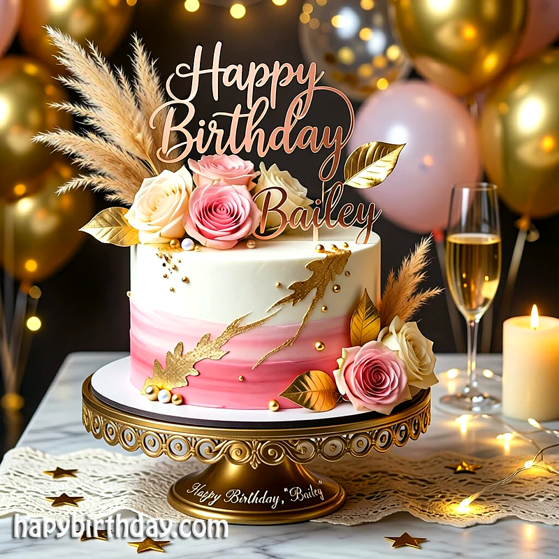 Best bailey Birthday Cake Images - Download bailey Cake with Name