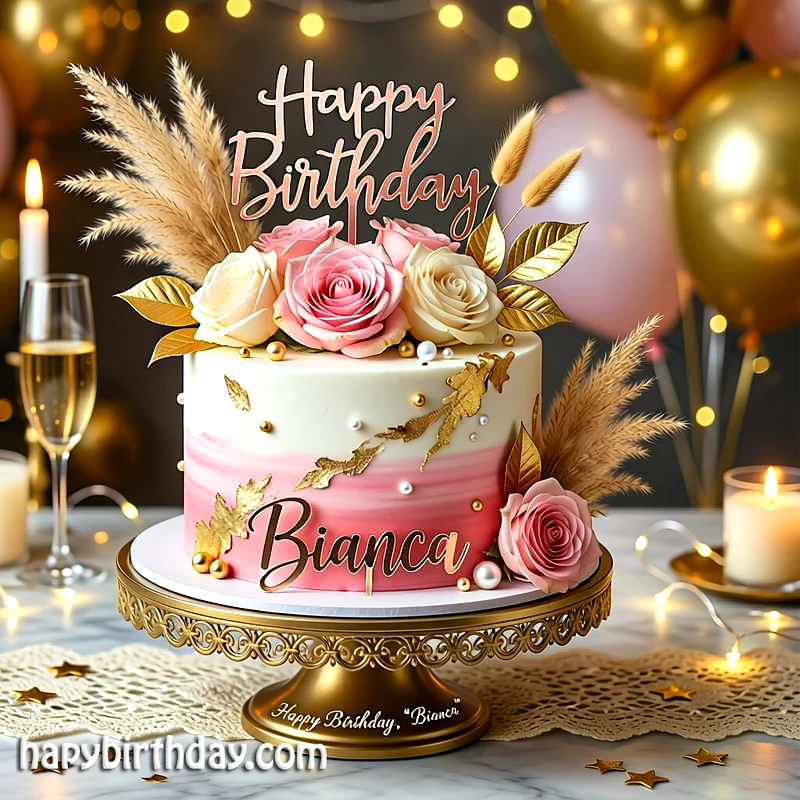 Best bianca Birthday Cake Images - Download bianca Cake with Name
