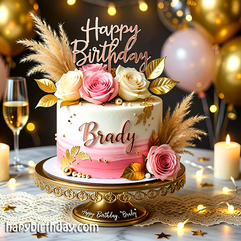 Best brady Birthday Cake Images - Download brady Cake with Name