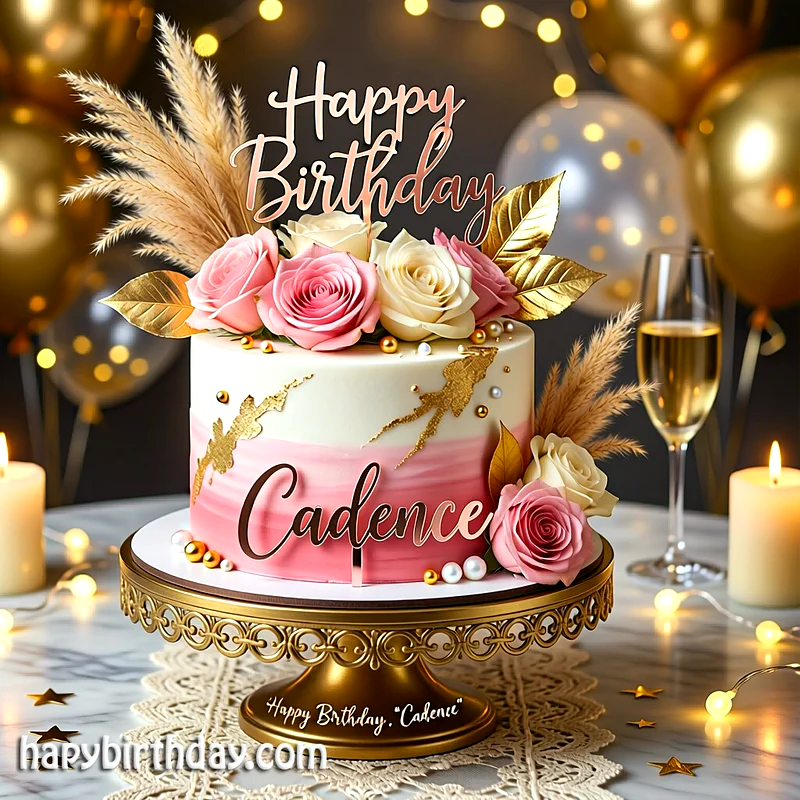 Best cadence Birthday Cake Images - Download cadence Cake with Name