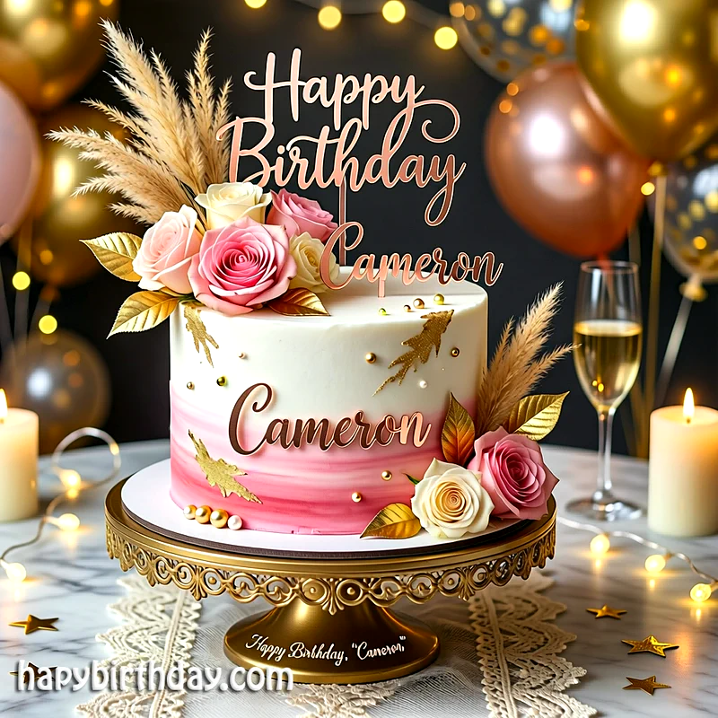 Best cameron Birthday Cake Images - Download cameron Cake with Name