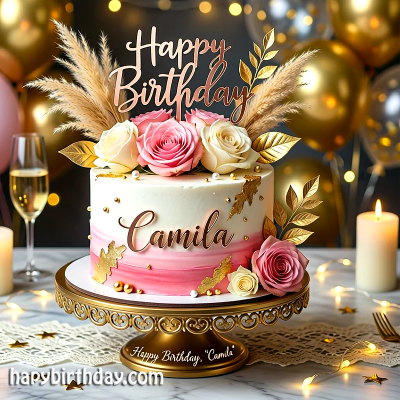 Best camila Birthday Cake Images - Download camila Cake with Name