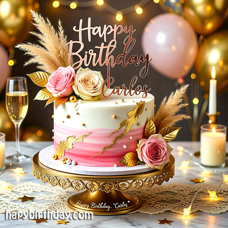 Best carlos Birthday Cake Images - Download carlos Cake with Name