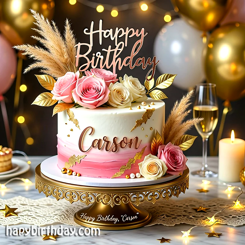 Best carson Birthday Cake Images - Download carson Cake with Name