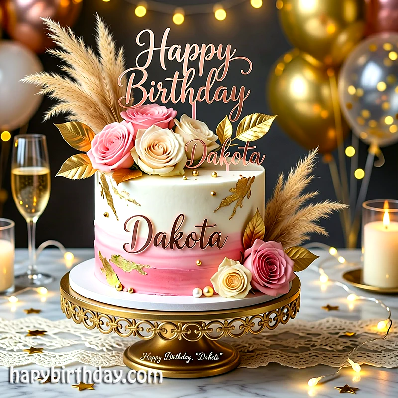 Best dakota Birthday Cake Images - Download dakota Cake with Name
