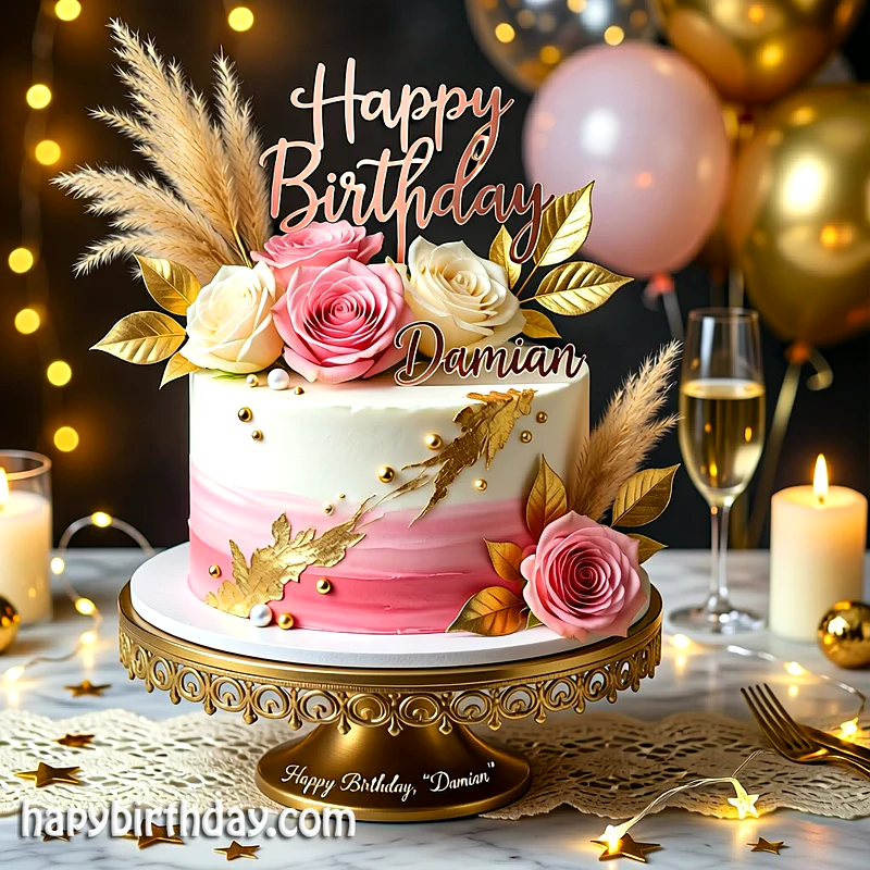Best damian Birthday Cake Images - Download damian Cake with Name