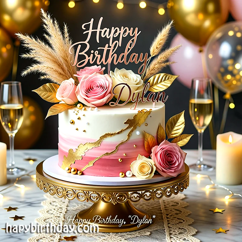Best dylan Birthday Cake Images - Download dylan Cake with Name