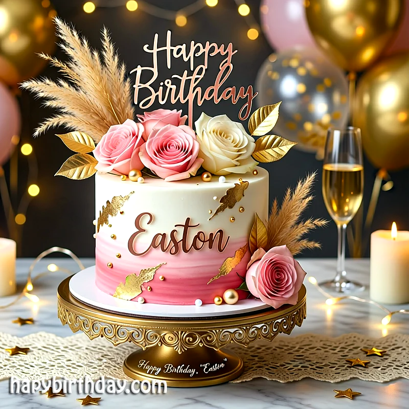 Best easton Birthday Cake Images - Download easton Cake with Name