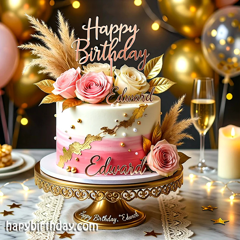 Best edward Birthday Cake Images - Download edward Cake with Name