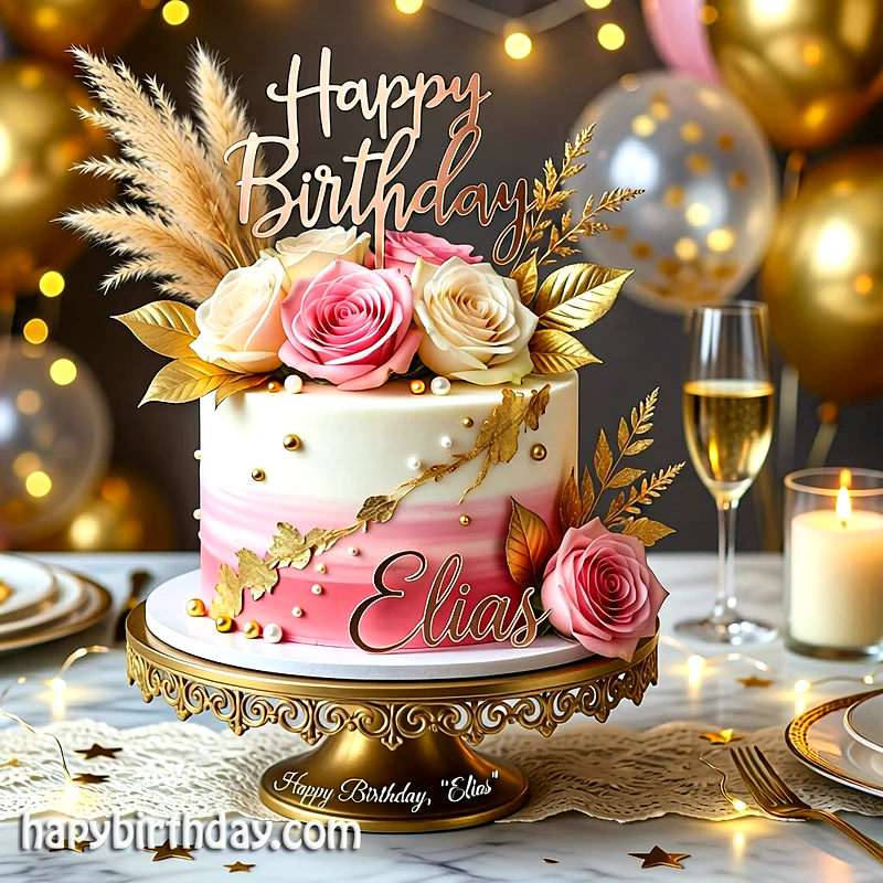 Best elias Birthday Cake Images - Download elias Cake with Name