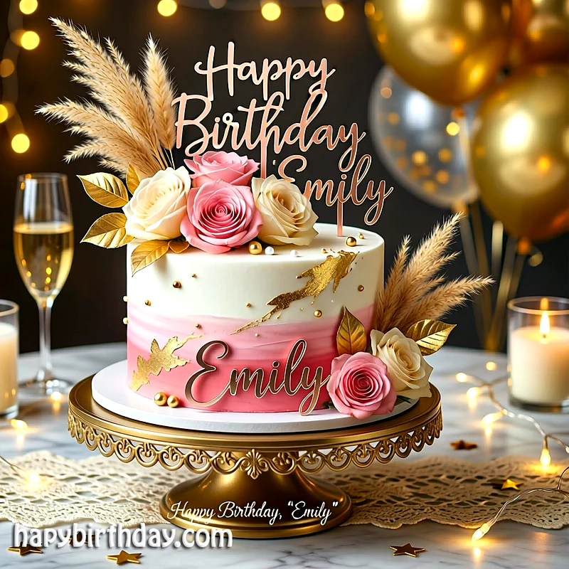 Best emily Birthday Cake Images - Download emily Cake with Name