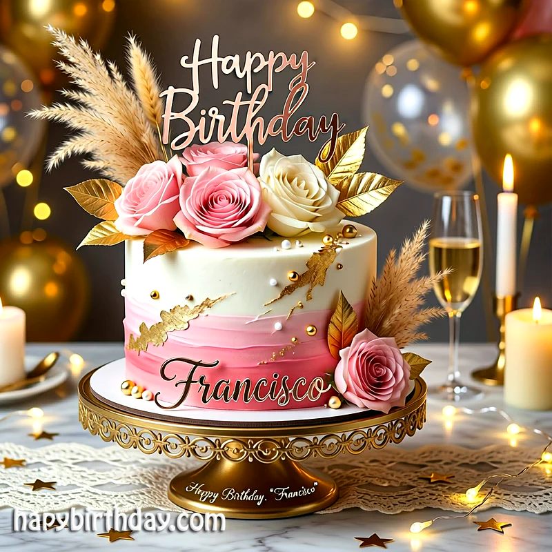 Best francisco Birthday Cake Images - Download francisco Cake with Name