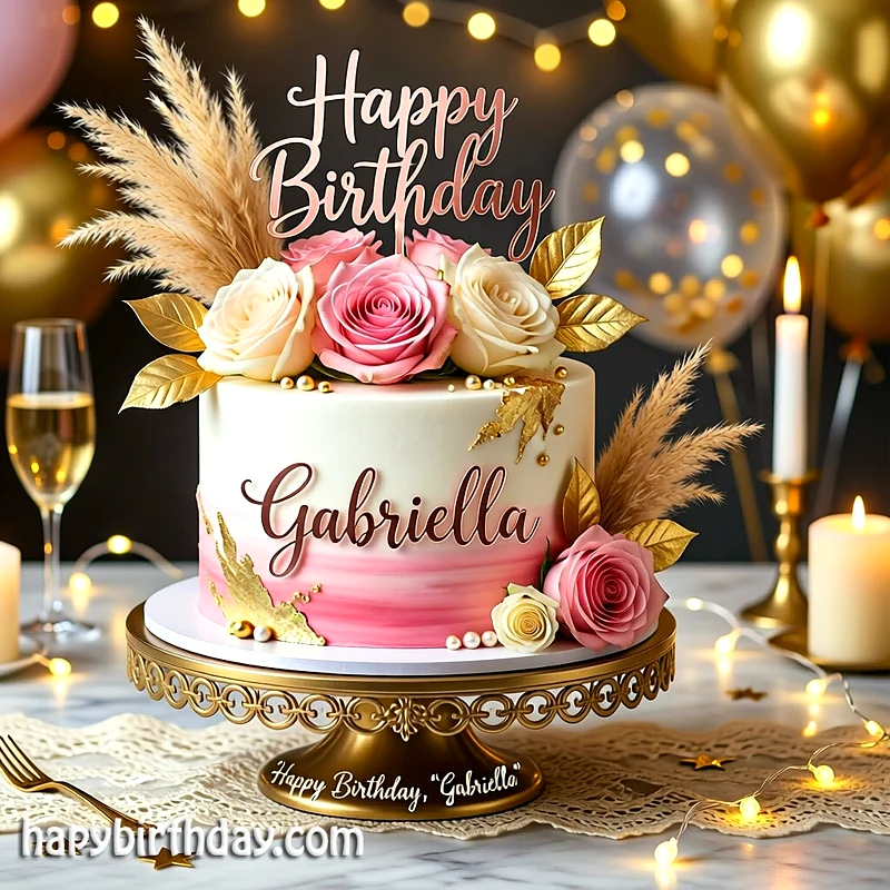 Best gabriella Birthday Cake Images - Download gabriella Cake with Name