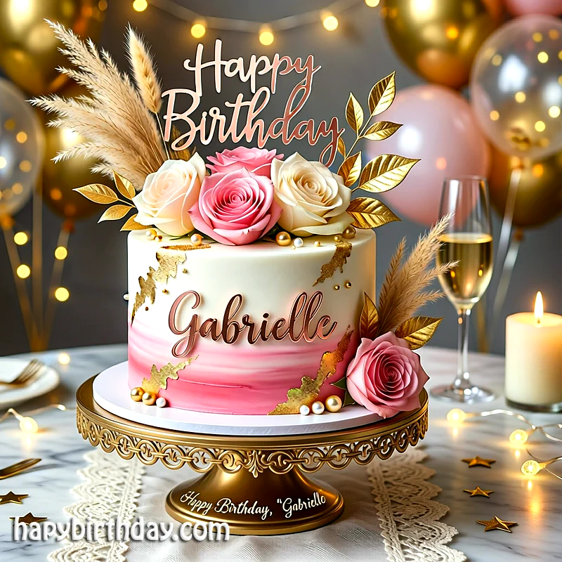 Best gabrielle Birthday Cake Images - Download gabrielle Cake with Name