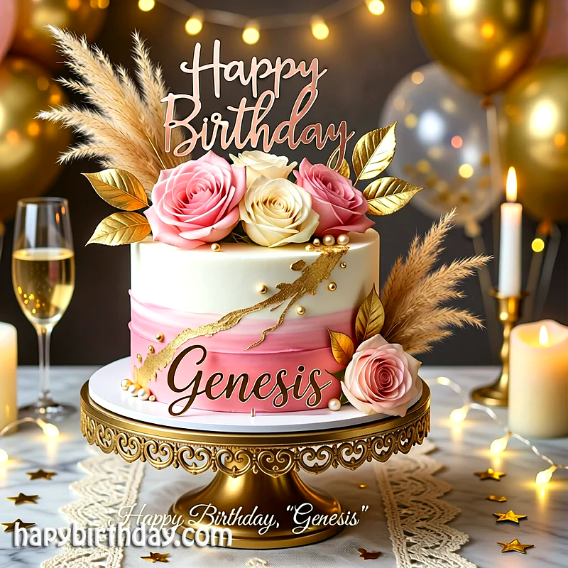 Best genesis Birthday Cake Images - Download genesis Cake with Name