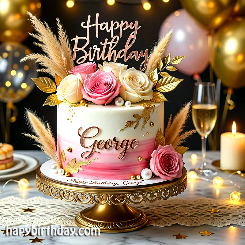 Best george Birthday Cake Images - Download george Cake with Name