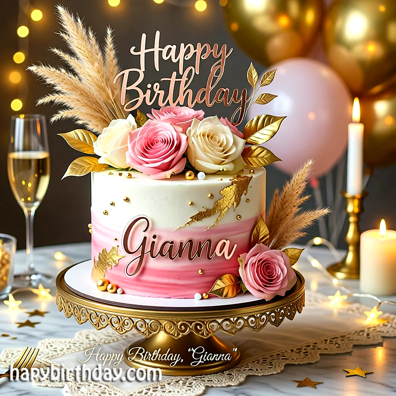 Best gianna Birthday Cake Images - Download gianna Cake with Name