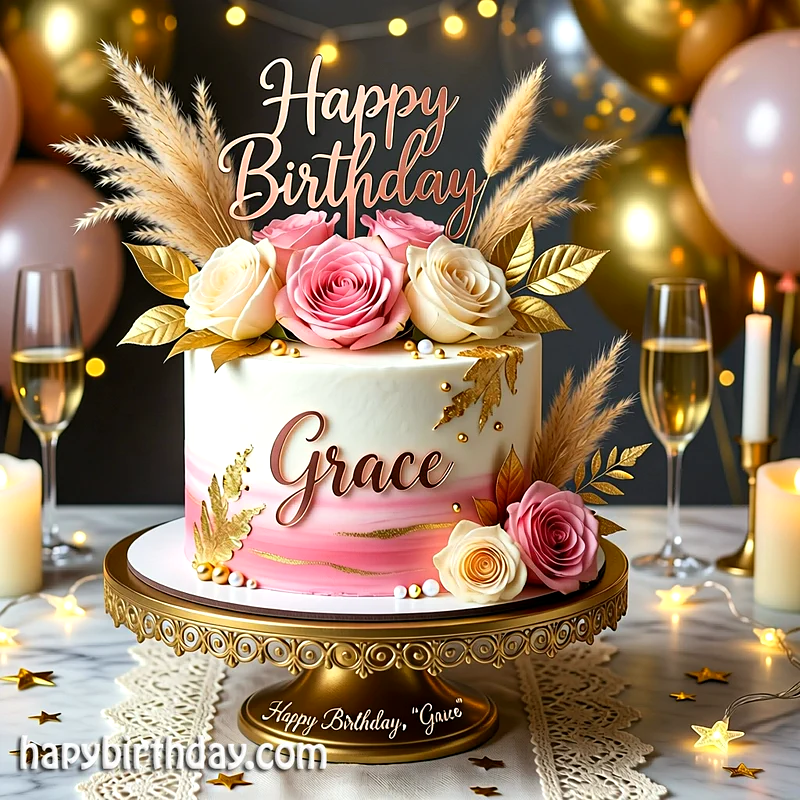Best grace Birthday Cake Images - Download grace Cake with Name