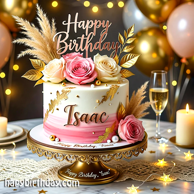 Best isaac Birthday Cake Images - Download isaac Cake with Name