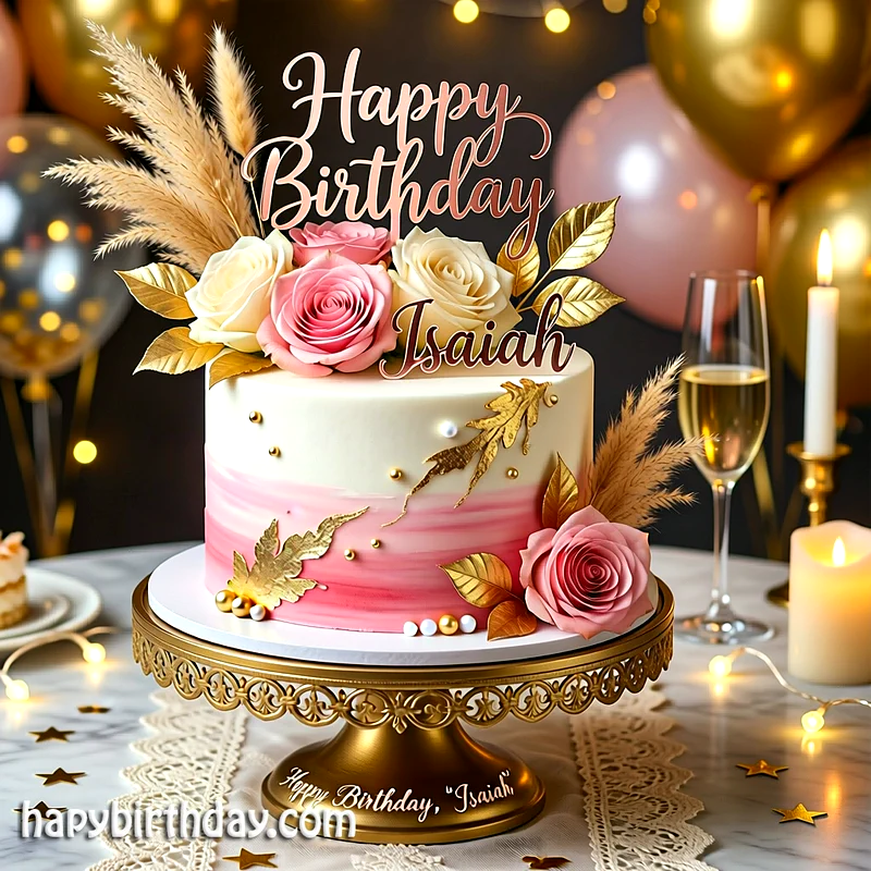 Best isaiah Birthday Cake Images - Download isaiah Cake with Name