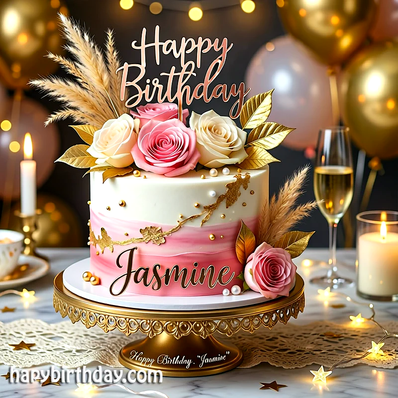 Best jasmine Birthday Cake Images - Download jasmine Cake with Name