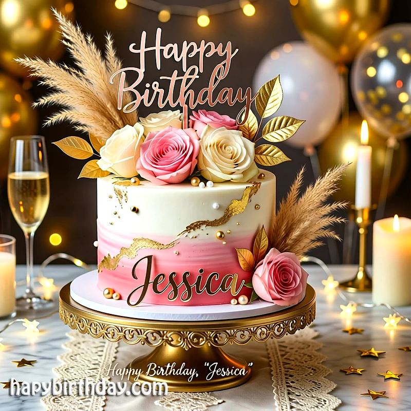 Best jessica Birthday Cake Images - Download jessica Cake with Name