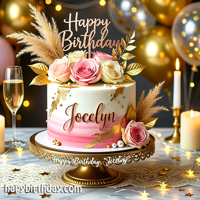 Best jocelyn Birthday Cake Images - Download jocelyn Cake with Name