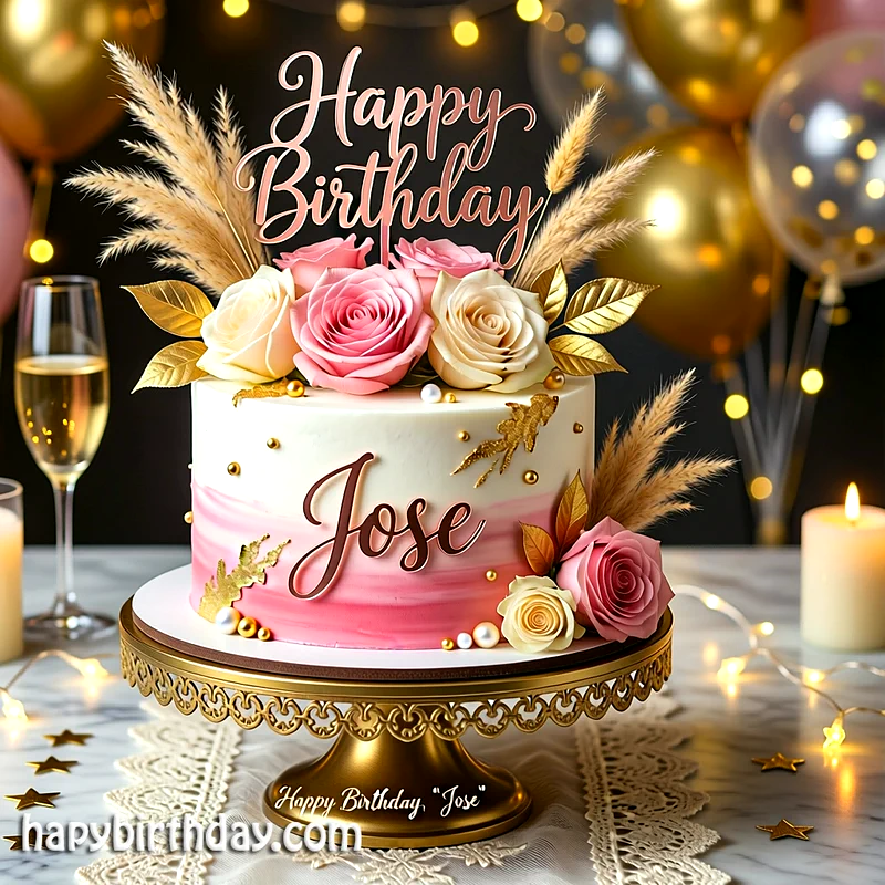 Best jose Birthday Cake Images - Download jose Cake with Name