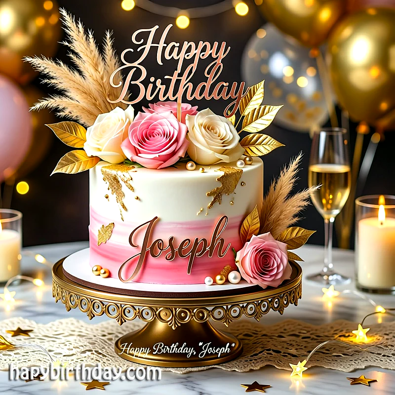 Best joseph Birthday Cake Images - Download joseph Cake with Name