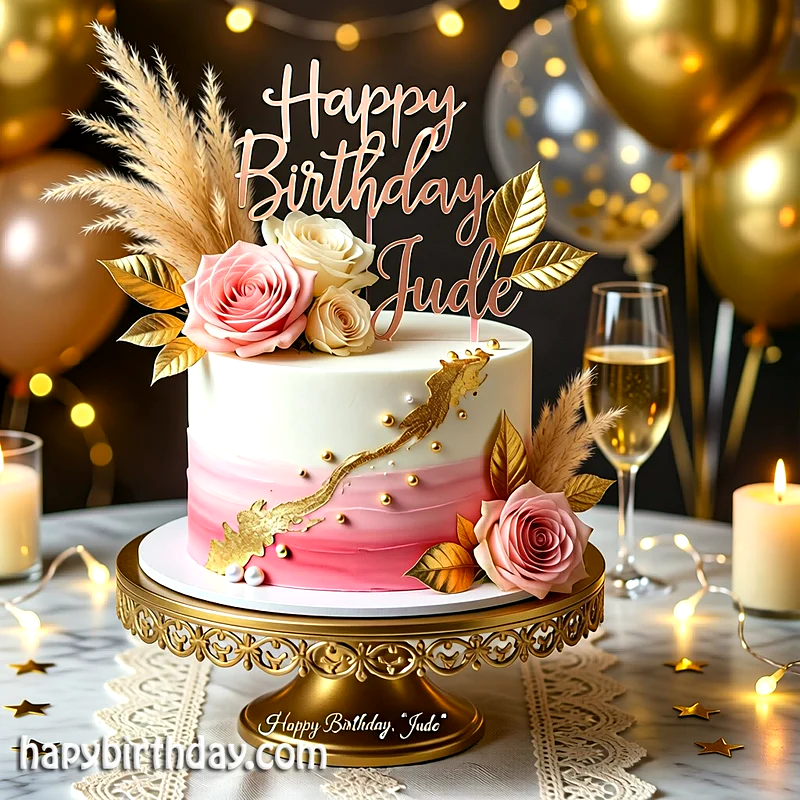 Best jude Birthday Cake Images - Download jude Cake with Name